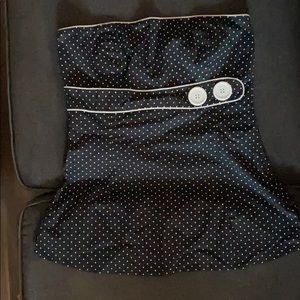 Polka dot tube top